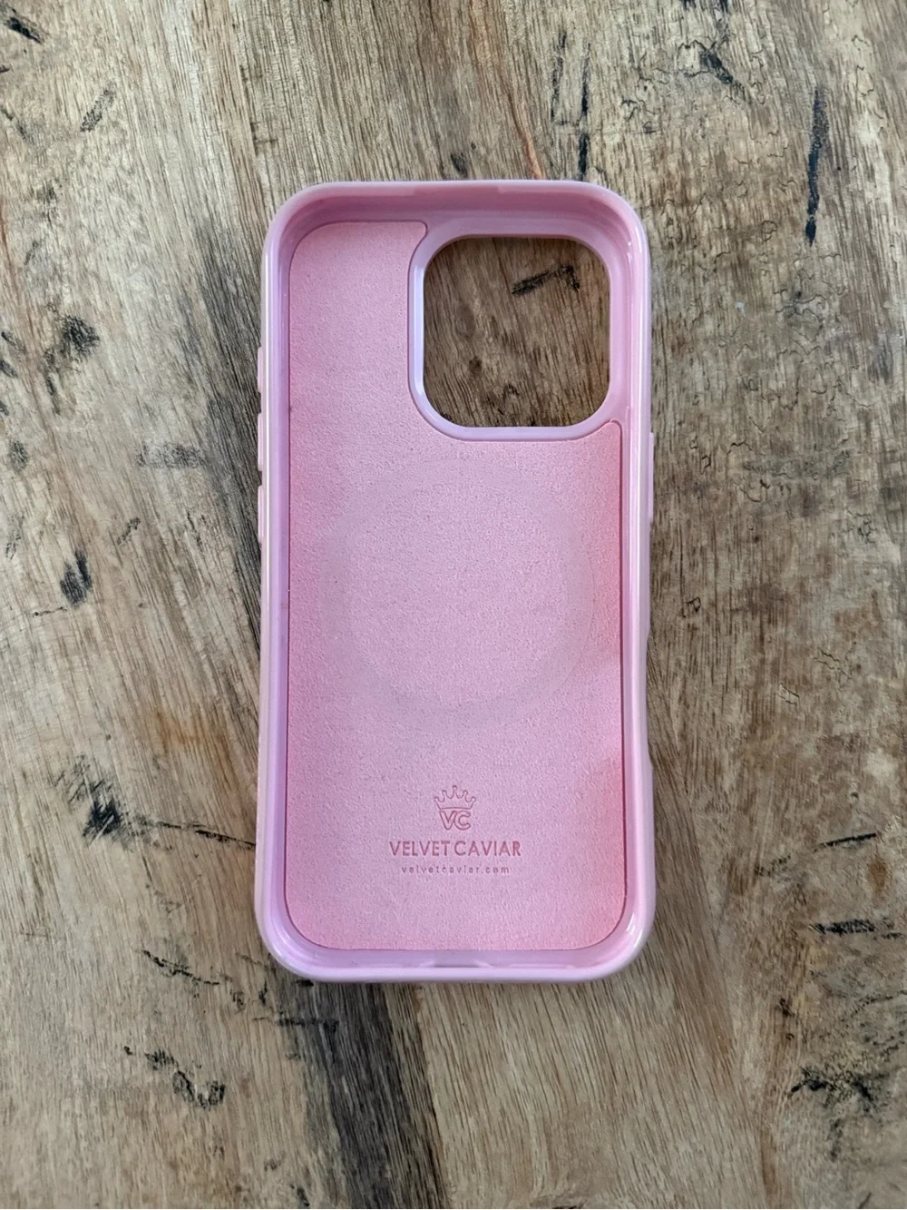 Velvet Caviar Princess Pink Polka Dot Case